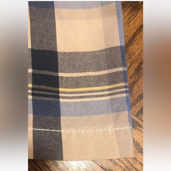 CHILDREN’S PLACE BOYS BLUE BEIGE PLAID 100% COTTON CARGO SHORTS SIZE 8 - Picture 8 of 8